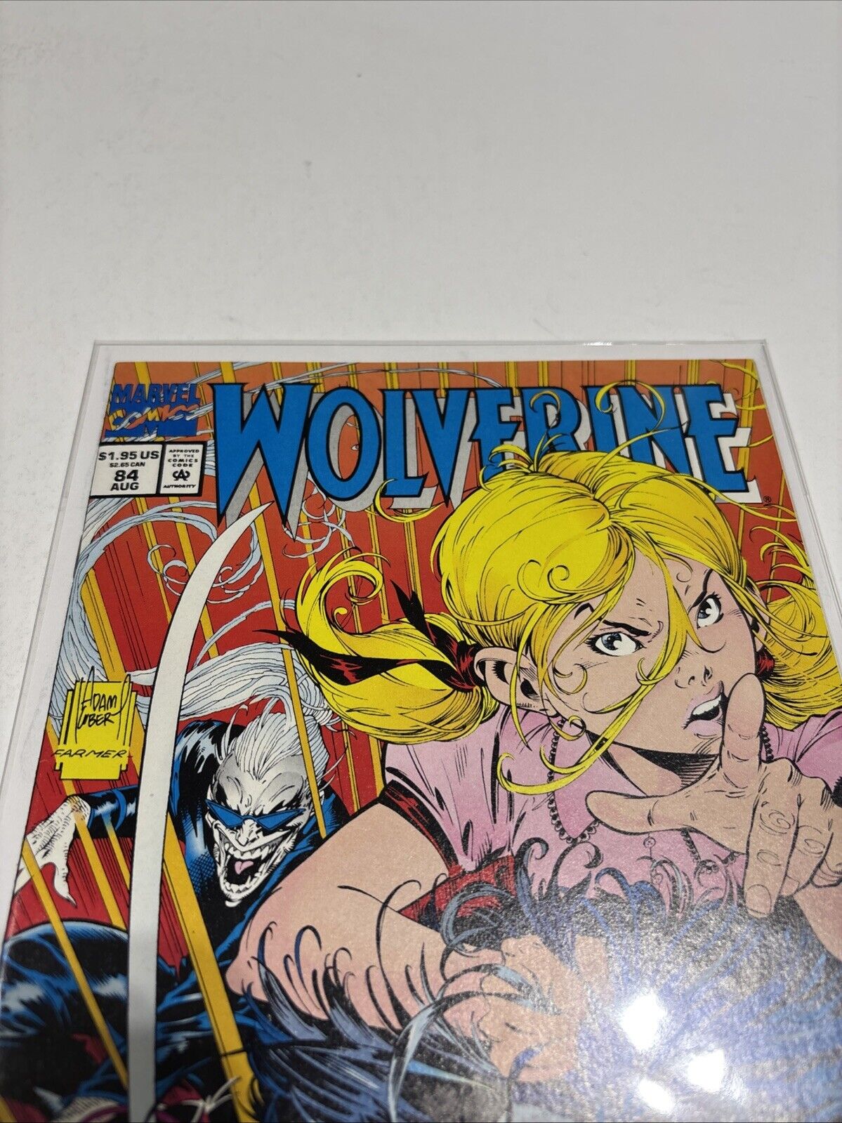 Wolverine #84 Vol 2 (Marvel 1988-2012) Adam Kubert Cover