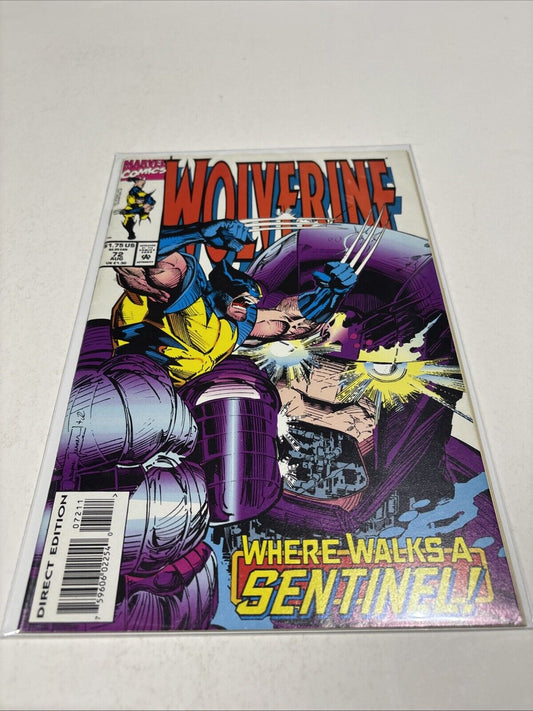 Wolverine #72 Vol 2 (Marvel 1988-2012) X-Men Reavers Sentinels APP