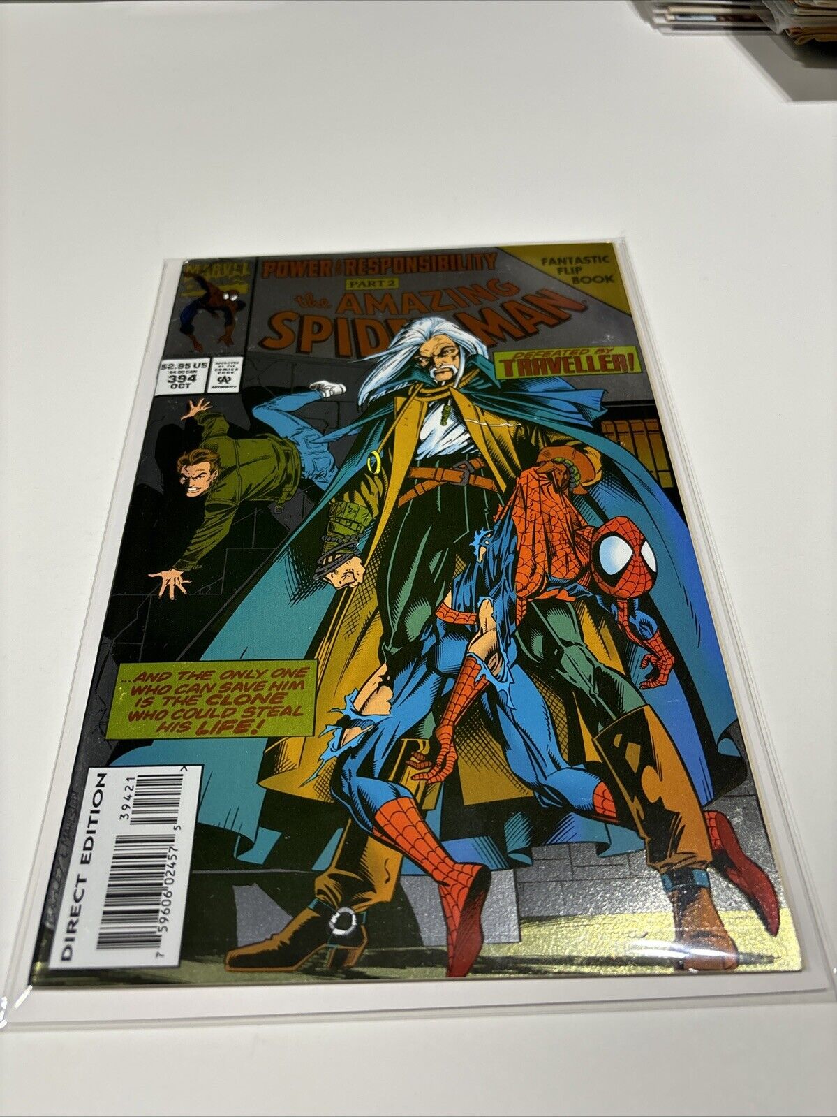 Amazing Spider-Man #394 (Marvel Comics) Key 1st App Scrier foil cover