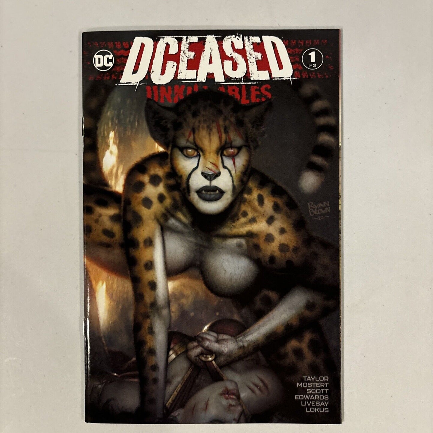 DCeased Unkillables #1 Ryan Brown Variant Convention Exclusive LTD 3000(DC 2020)