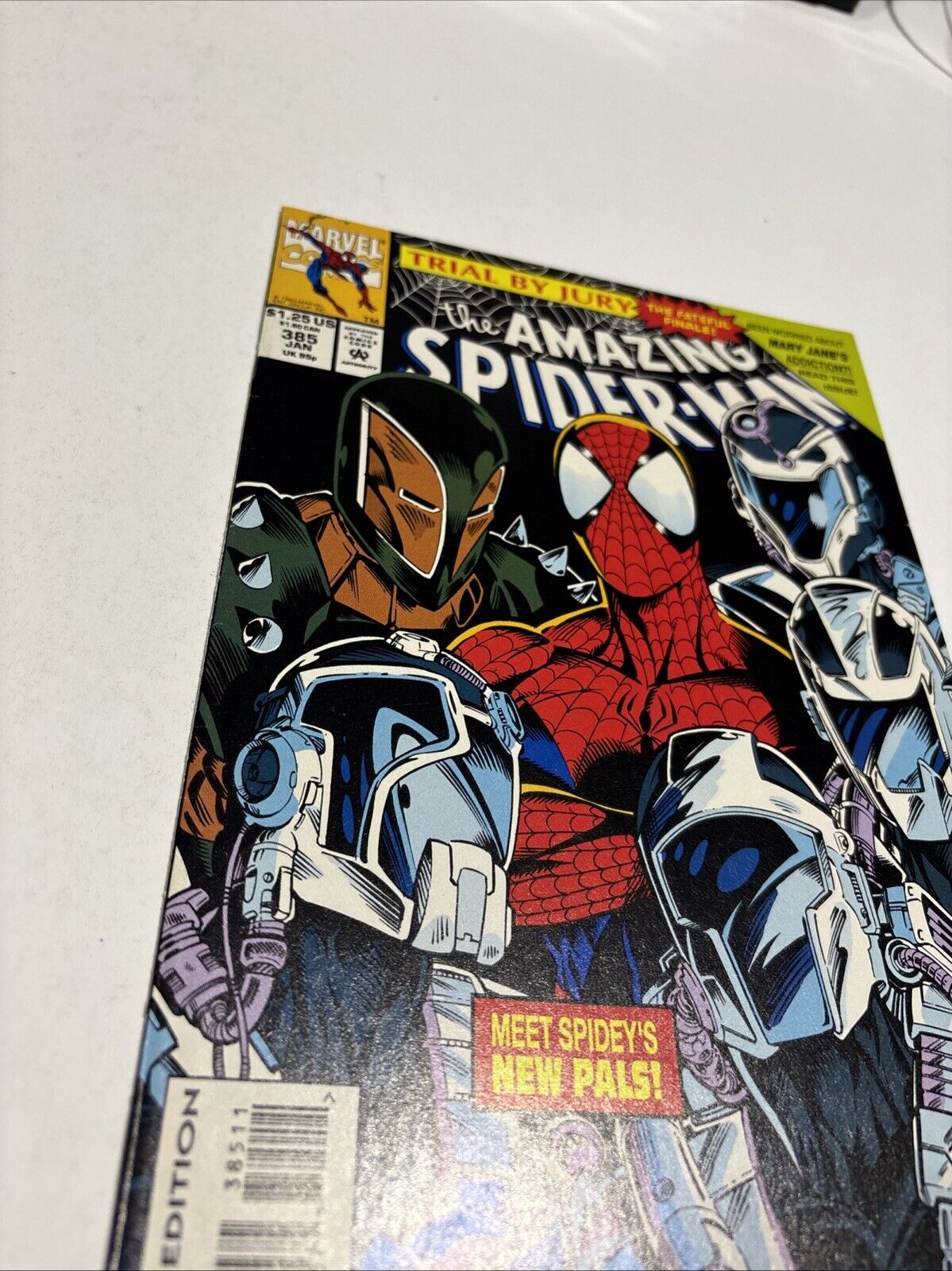 Amazing Spider-Man #385 (Marvel Comics) Mark Bagley Trial by Jury