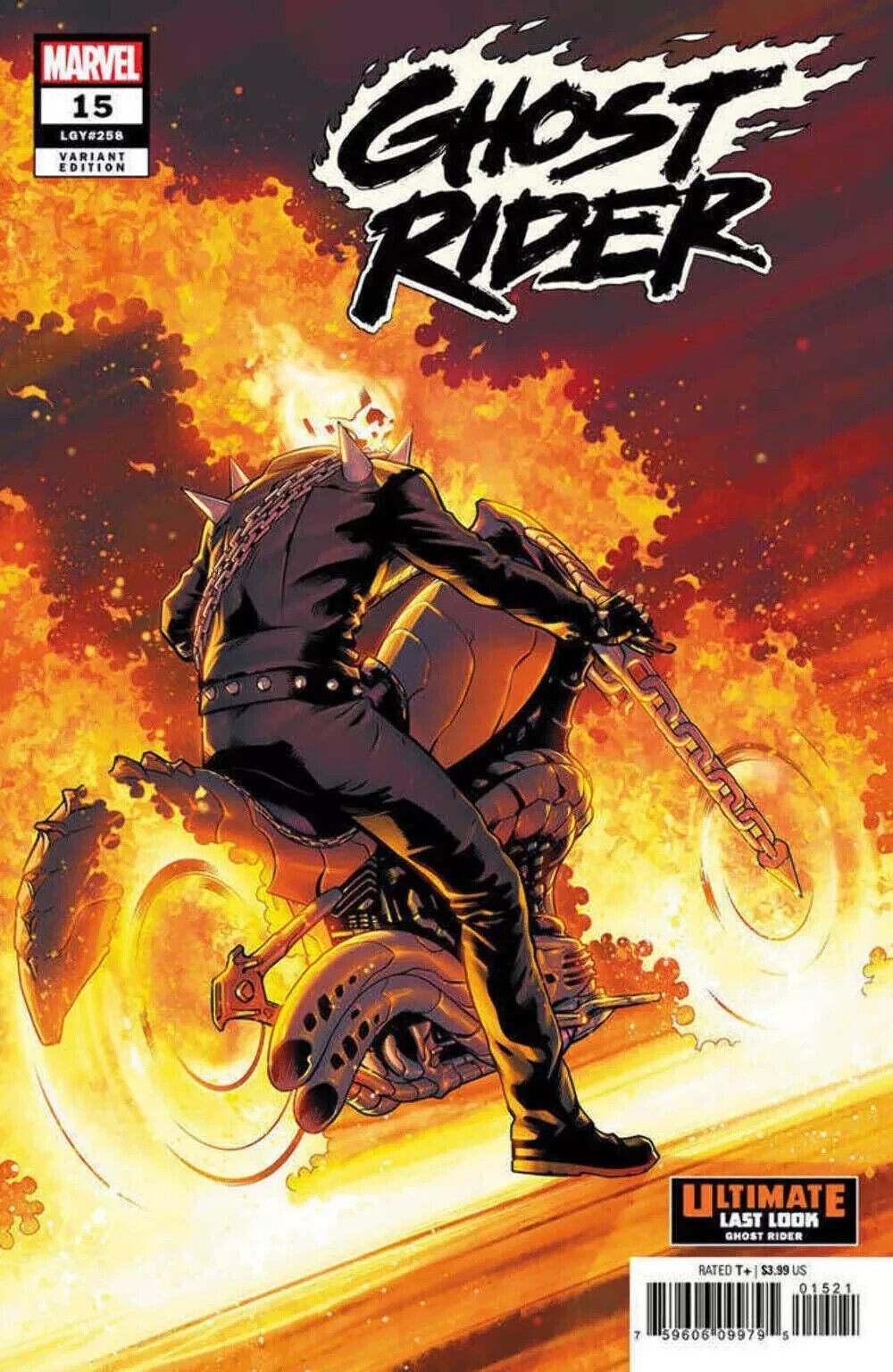 Ghost Rider #15 (2022) NM Ultimate Last Look Variant Cover