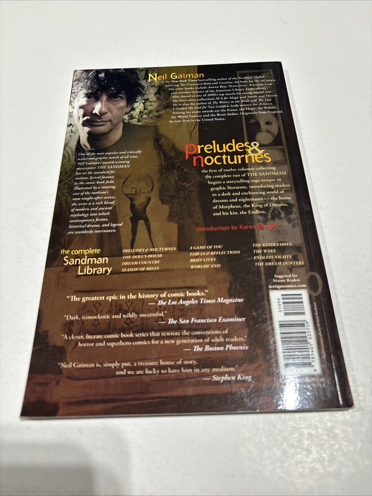 The Sandman #1 (DC Comics December 2010) TPB