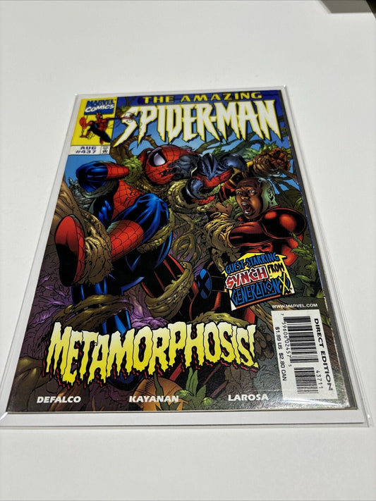 Amazing Spider-Man #437 (Marvel Comics) Newsstand Metamorphosis